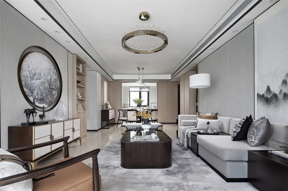 新中式風(fēng)格家裝設(shè)計(jì)室內(nèi)裝修效果圖-客廳 新中式風(fēng)格家裝設(shè)計(jì)室內(nèi)裝修效果圖-客廳