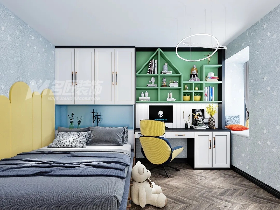 小戶型北歐輕奢室內(nèi)裝修設(shè)計-男孩房 小戶型北歐輕奢室內(nèi)裝修設(shè)計-男孩房