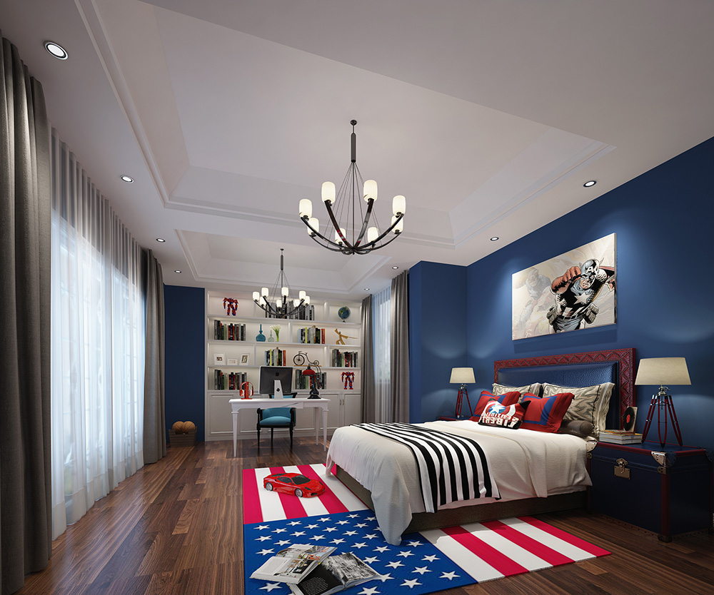 裝修公司現(xiàn)代簡約風(fēng)格別墅裝修效果圖-次臥 裝修公司現(xiàn)代簡約風(fēng)格別墅裝修效果圖-次臥