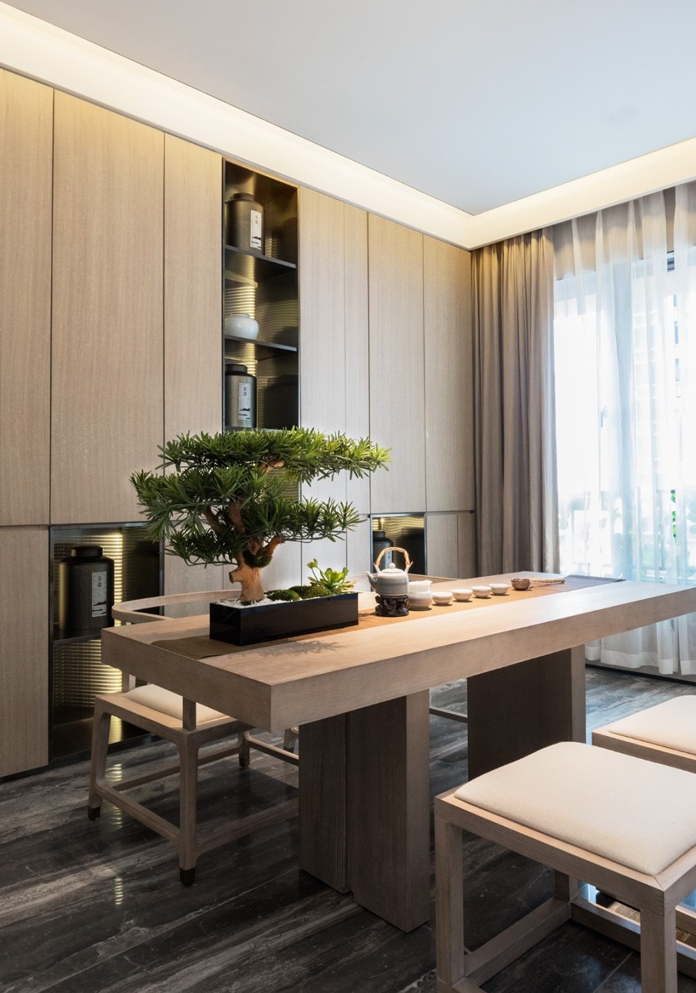 現(xiàn)代簡約風(fēng)格室內(nèi)設(shè)計(jì)家裝案例-茶室 現(xiàn)代簡約風(fēng)格室內(nèi)設(shè)計(jì)家裝案例-茶室