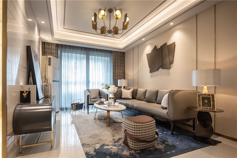 韶關(guān)市保利紫山現(xiàn)代簡約風(fēng)格三居室裝修案例