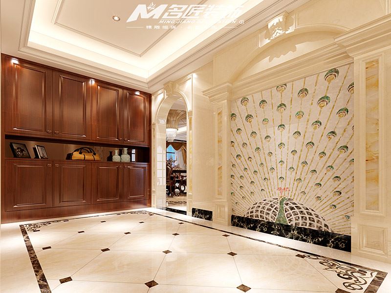 揭陽(yáng)市碧桂園十里江灣歐式風(fēng)格四居室裝修案例