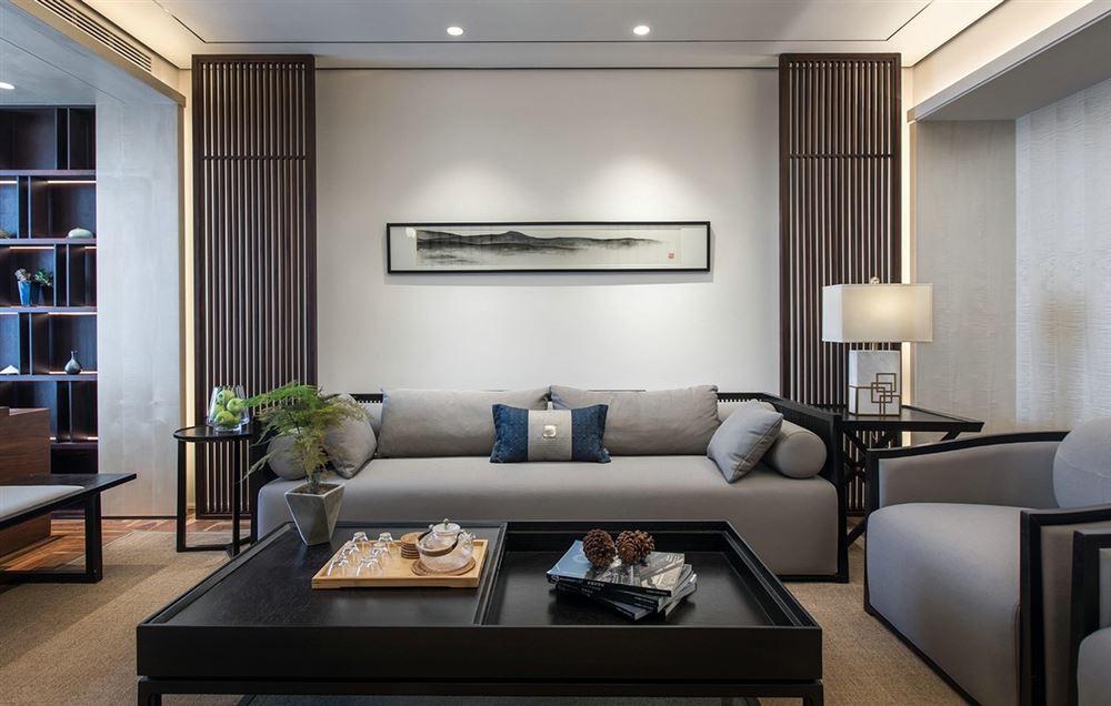 佛山市碧桂園·鳳凰灣新中式風(fēng)格四居室裝修案例