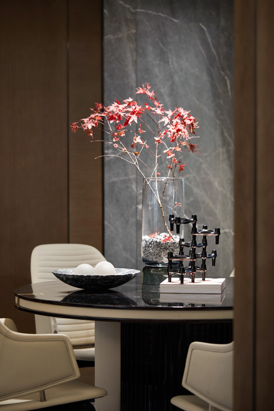 新中式風(fēng)格室內(nèi)家裝案例效果圖-餐廳 新中式風(fēng)格室內(nèi)家裝案例效果圖-餐廳