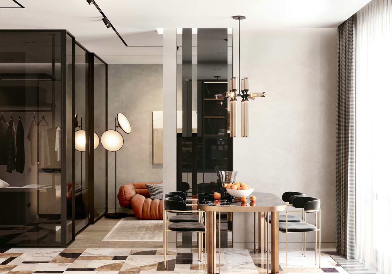 佛山裝修公司現(xiàn)代簡約風(fēng)格公寓裝修效果圖-餐廳 佛山裝修公司現(xiàn)代簡約風(fēng)格公寓裝修效果圖-餐廳