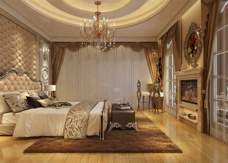 茂名市東方名苑歐式風格別墅裝修案例