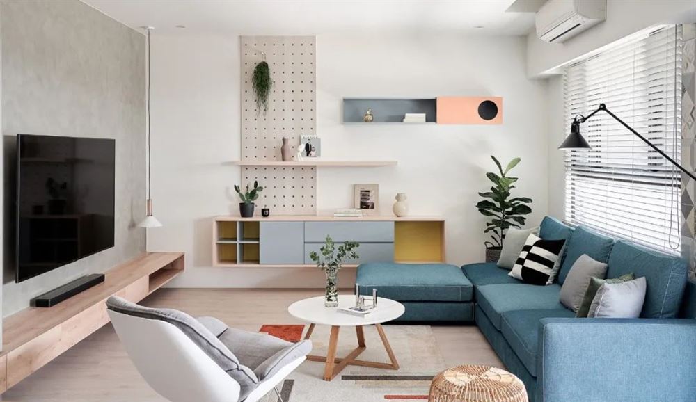 廣州市中航城花園現(xiàn)代簡約風格三居室裝修案例