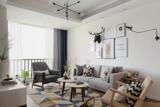 裝修案例北歐風(fēng)格室內(nèi)裝修效果圖-客廳 裝修案例北歐風(fēng)格室內(nèi)裝修效果圖-客廳