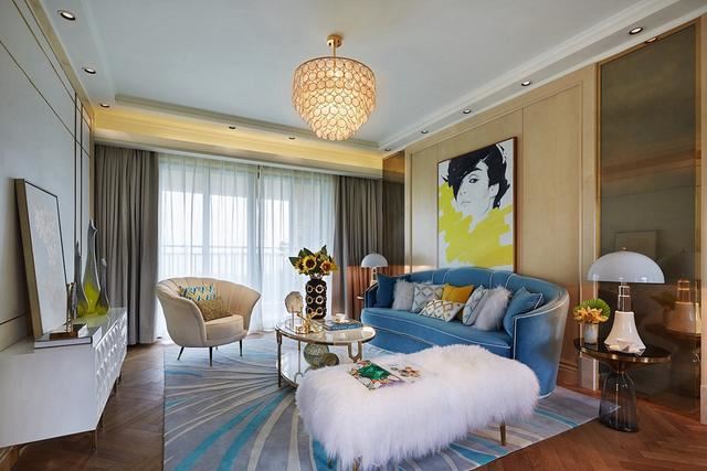 廣州市中航城花園歐式風格三居室裝修案例