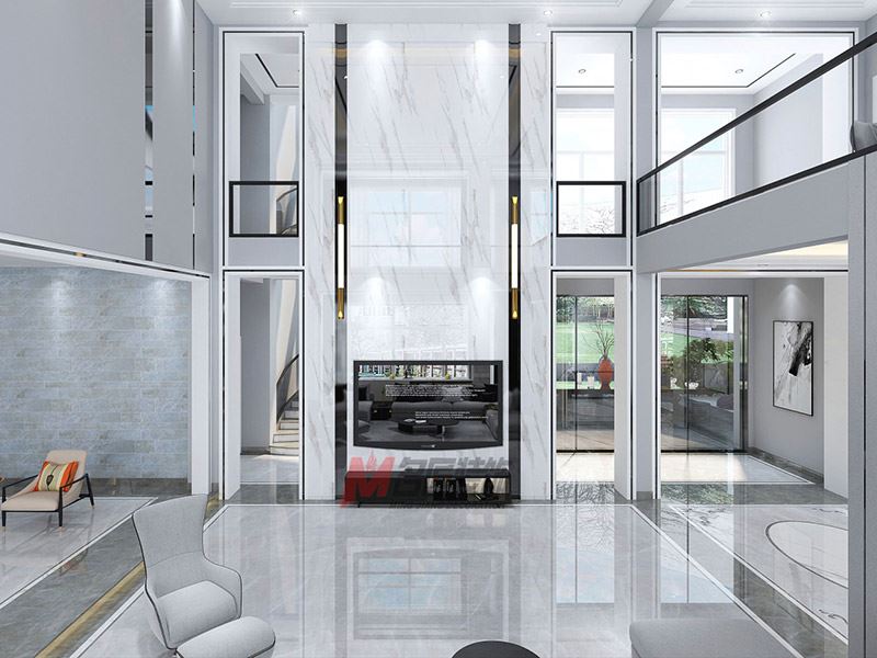 自貢市川南汽車配件商業(yè)中心現(xiàn)代風(fēng)格別墅裝修案例