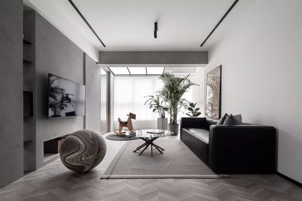 廣州市星河灣半島現(xiàn)代簡(jiǎn)約風(fēng)格三居室裝修案例