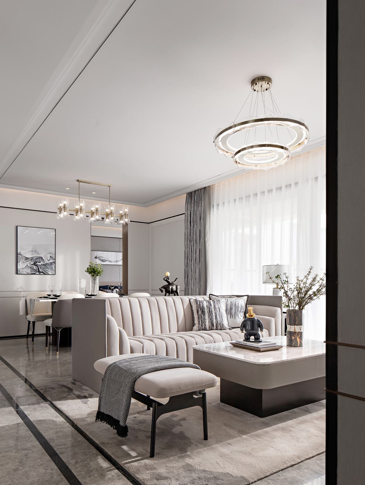 新中式風格室內(nèi)設計家裝案例-客廳 新中式風格室內(nèi)設計家裝案例-客廳