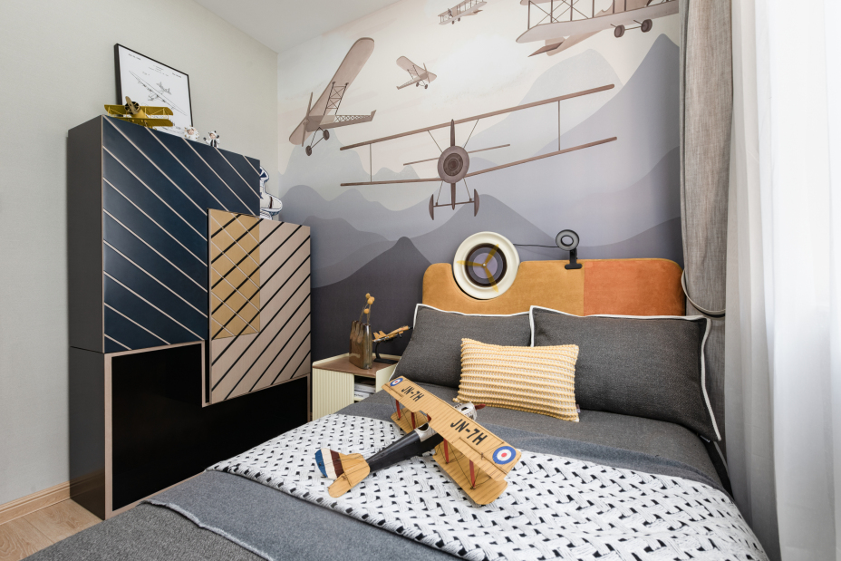 現(xiàn)代簡(jiǎn)約風(fēng)格室內(nèi)家裝案例效果圖-兒童房 現(xiàn)代簡(jiǎn)約風(fēng)格室內(nèi)家裝案例效果圖-兒童房