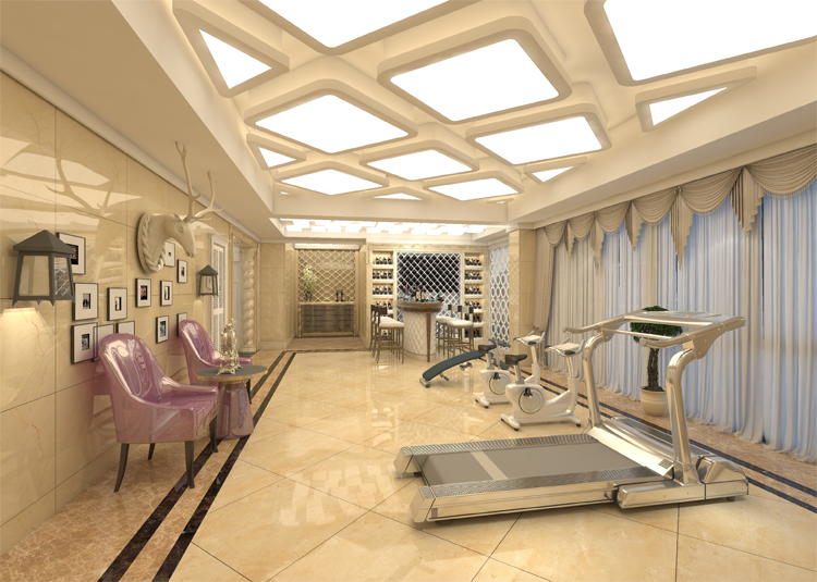 保利高爾夫郡別墅322平米歐式風格裝修案例-二層休閑區(qū) 保利高爾夫郡別墅322平米歐式風格裝修案例-二層休閑區(qū)