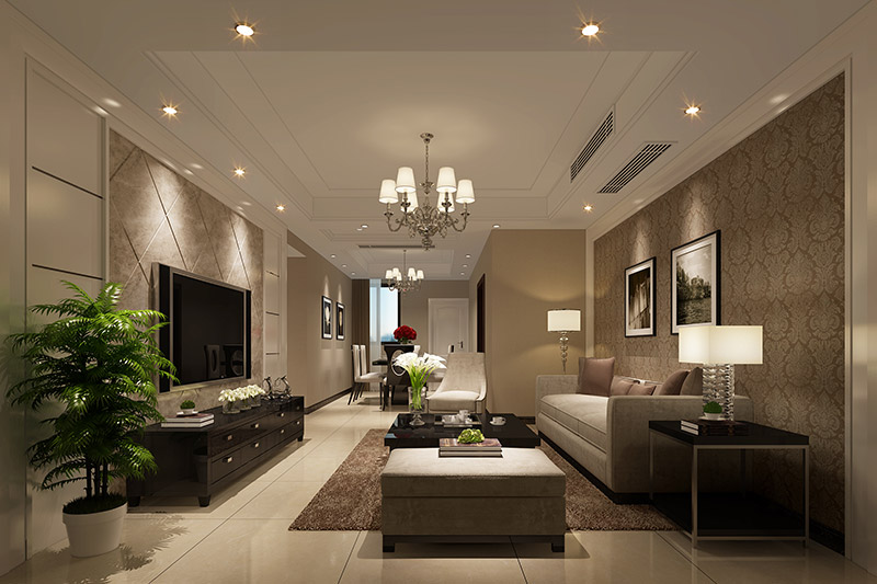 藍山花園三居139平米北歐風(fēng)格裝修案例-客餐廳 藍山花園三居139平米北歐風(fēng)格裝修案例-客餐廳