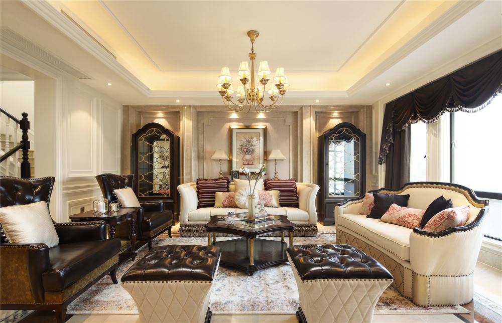 江門市恒大泉都別墅歐式風(fēng)格別墅裝修案例