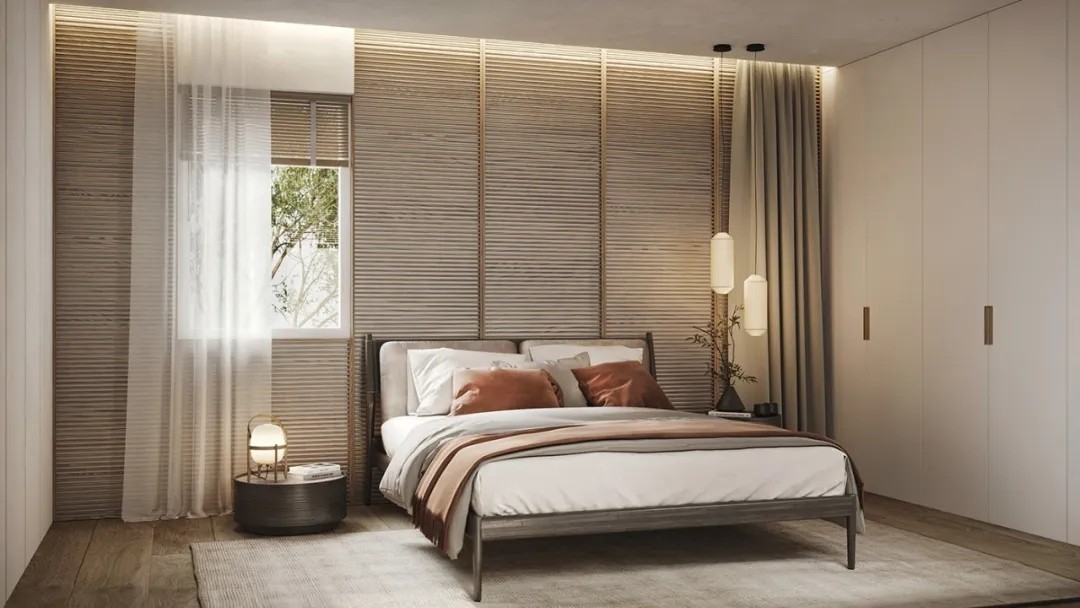 臺式風(fēng)格家裝設(shè)計(jì)室內(nèi)裝修效果圖-臥室 臺式風(fēng)格家裝設(shè)計(jì)室內(nèi)裝修效果圖-臥室