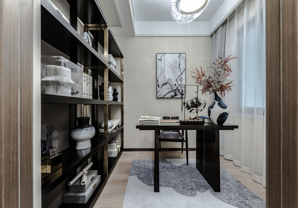 新中式風(fēng)格室內(nèi)設(shè)計家裝案例-書房 新中式風(fēng)格室內(nèi)設(shè)計家裝案例-書房