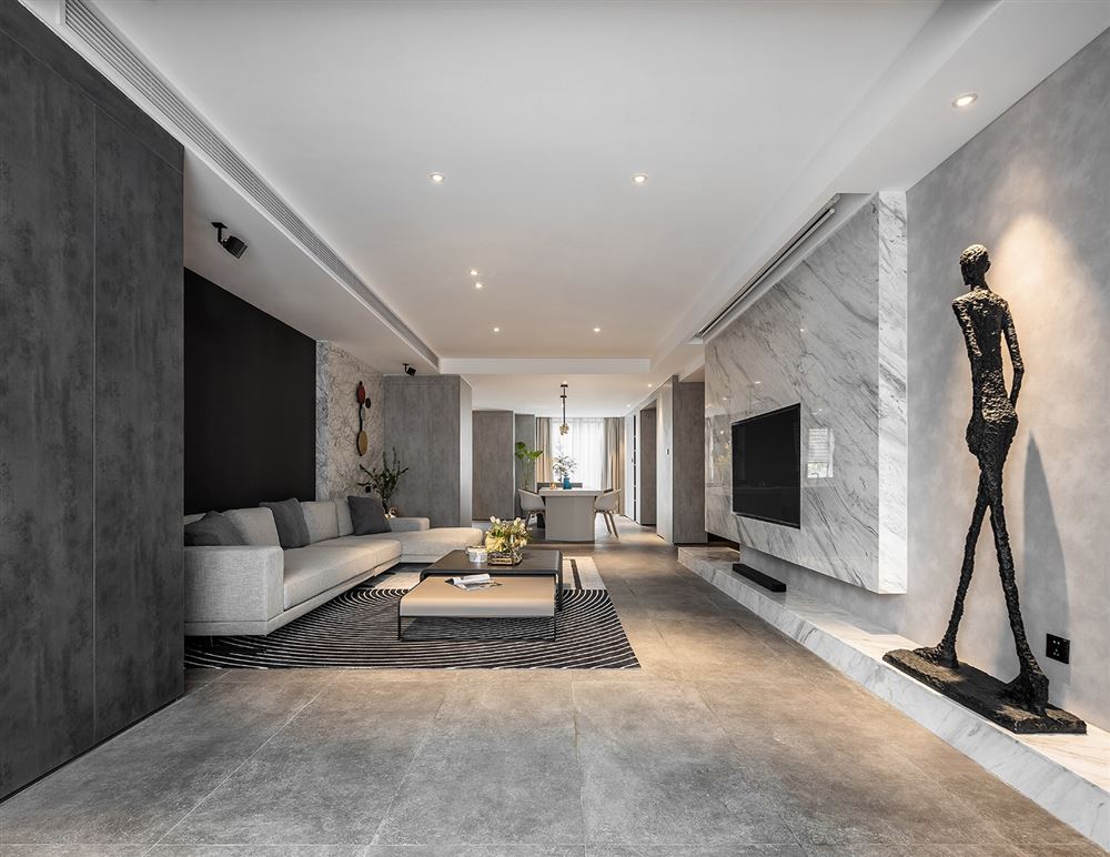 廣州市科熙花園輕奢風(fēng)格三居室裝修案例