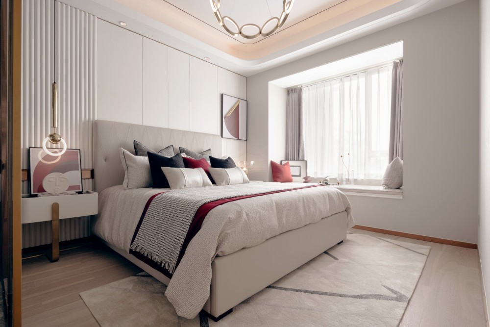 現(xiàn)代輕奢風格室內(nèi)設(shè)計家裝案例-臥室