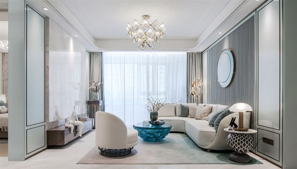 佛山市恒大·酈湖城歐式風(fēng)格三居室裝修案例