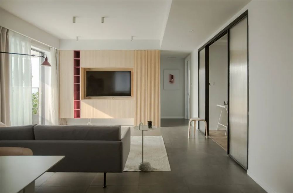 陽江市月亮灣北歐風(fēng)格三居室裝修案例