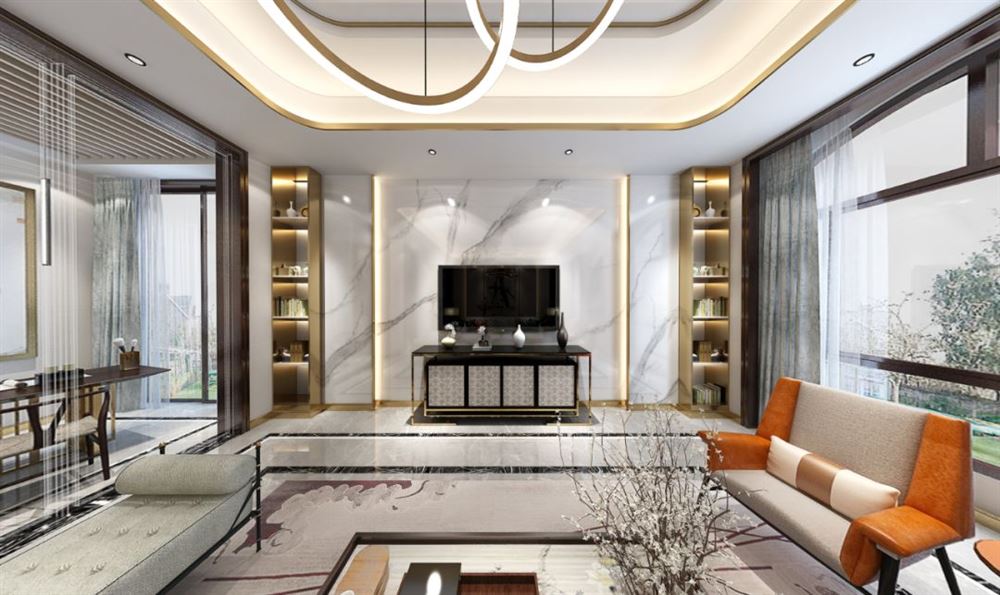 廣州市汾水小區(qū)歐式風(fēng)格三居室裝修案例