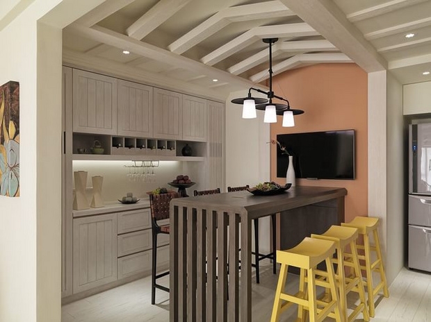 廣州裝修公司地中海風格室內(nèi)裝修效果圖-餐廳 廣州裝修公司地中海風格室內(nèi)裝修效果圖-餐廳