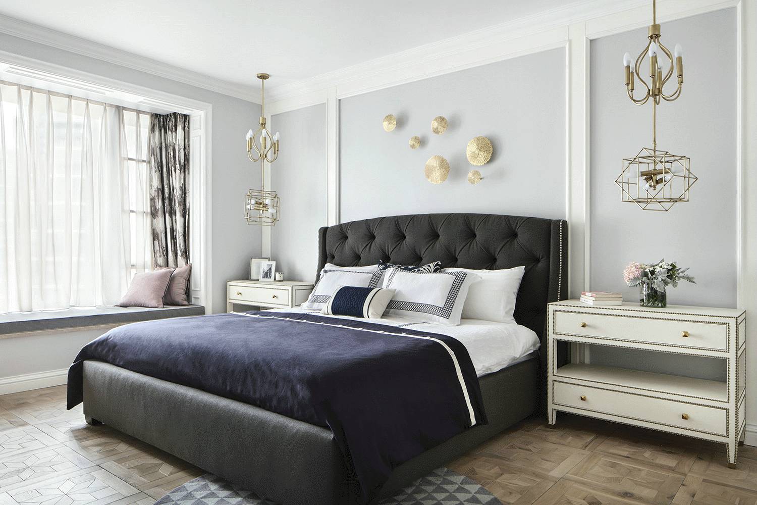 廣州裝修公司歐式輕奢風(fēng)格室內(nèi)裝修效果圖-臥室 廣州裝修公司歐式輕奢風(fēng)格室內(nèi)裝修效果圖-臥室