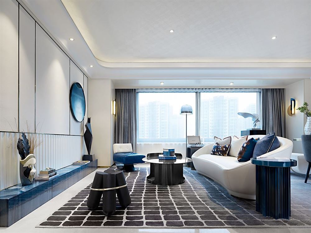 佛山市建發(fā)·融創(chuàng)·雅居樂丨和璽輕奢風格四居室裝修案例