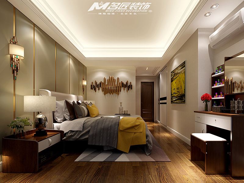 揭陽市博雅苑B區(qū)歐式風(fēng)格三居室裝修案例