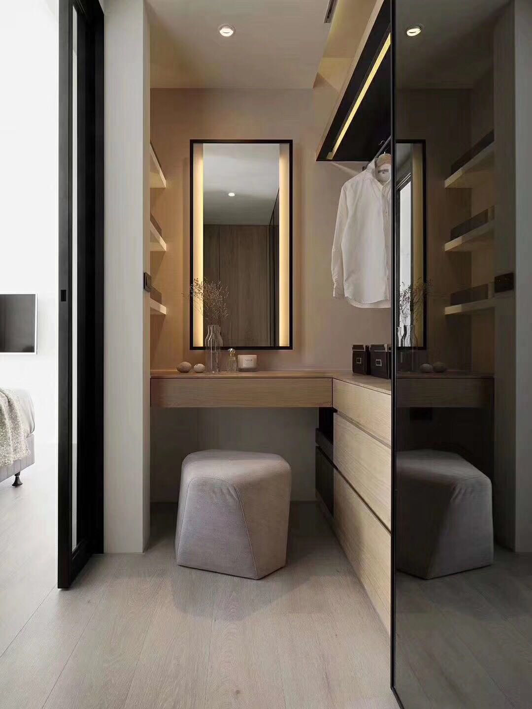 星星凱旋國際三居128平米簡(jiǎn)約現(xiàn)代風(fēng)格裝修案例-衣帽間 星星凱旋國際三居128平米簡(jiǎn)約現(xiàn)代風(fēng)格裝修案例-衣帽間