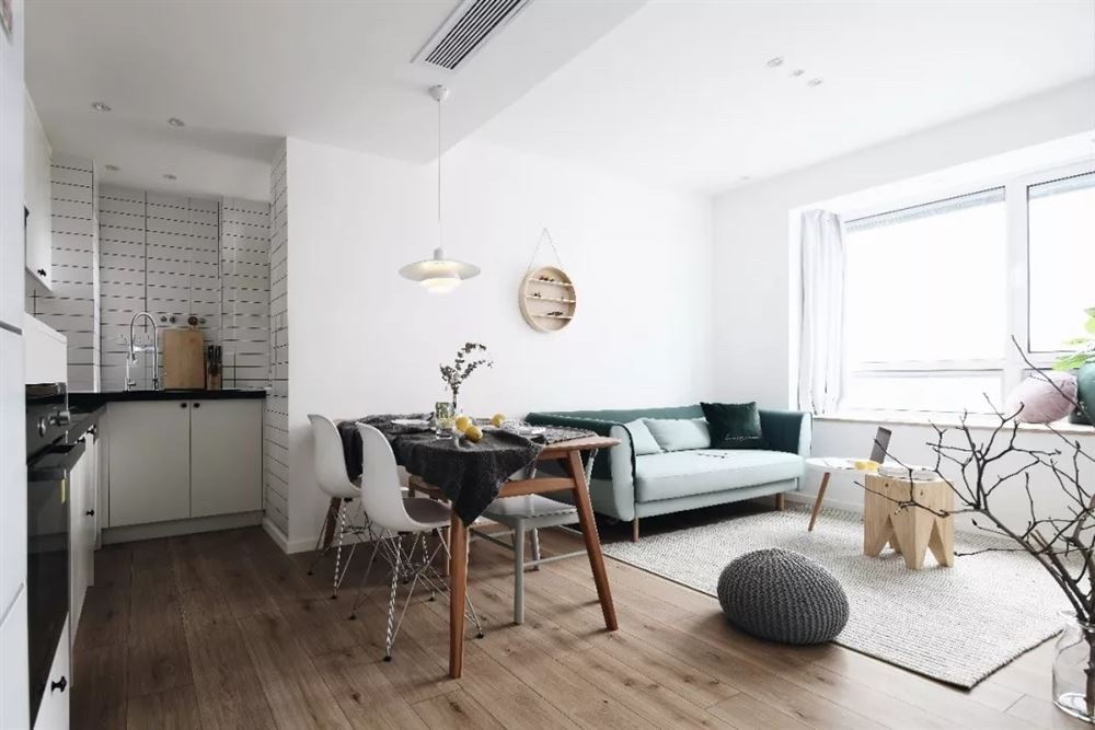 江門市保利大都會北歐風格三居室裝修案例