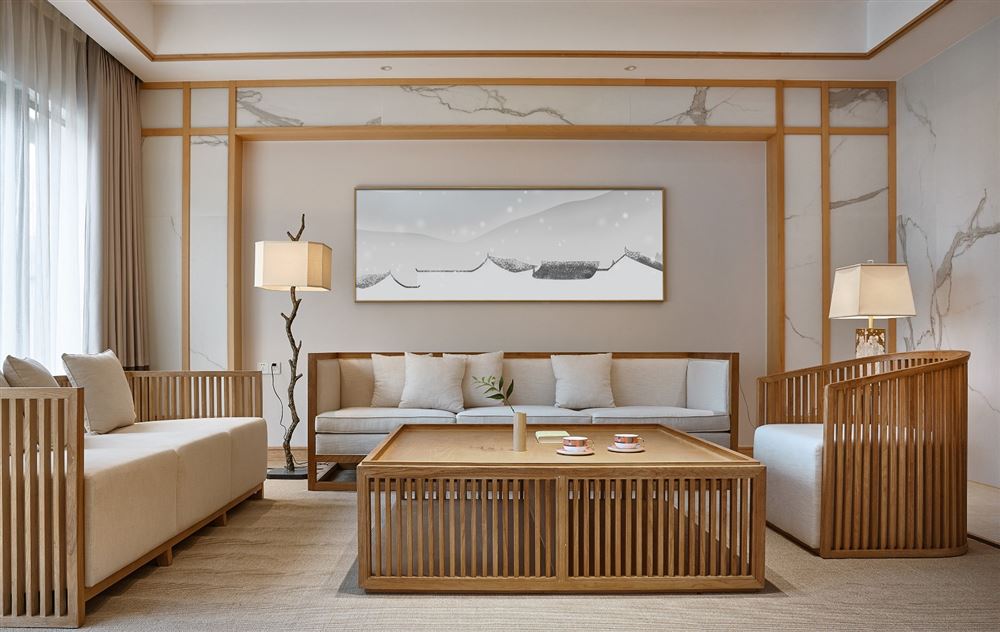 佛山市越秀星匯瀚府新中式風格別墅裝修案例