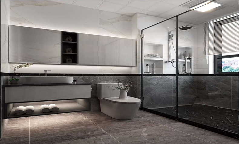 江山一品二居90平米簡約現(xiàn)代風格裝修案例-衛(wèi)生間 江山一品二居90平米簡約現(xiàn)代風格裝修案例-衛(wèi)生間