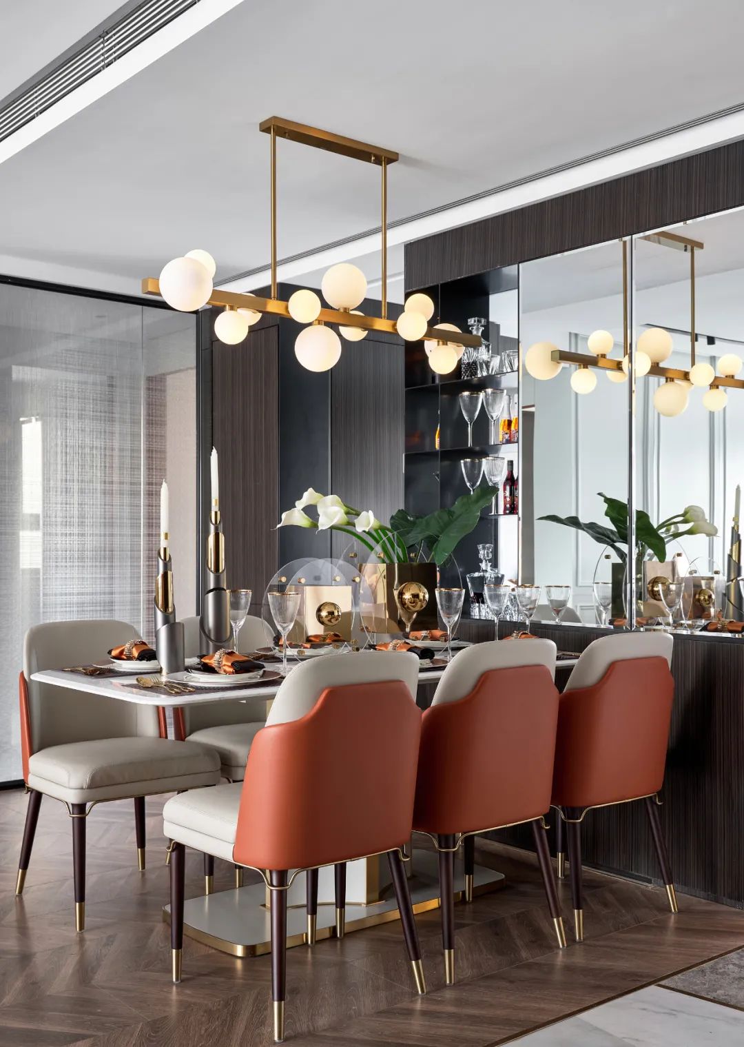 美式摩登風(fēng)格室內(nèi)設(shè)計家裝案例-餐廳 美式摩登風(fēng)格室內(nèi)設(shè)計家裝案例-餐廳