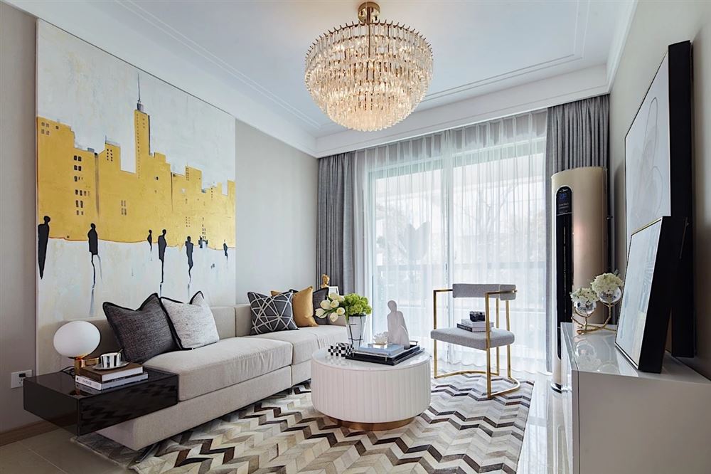 南寧市北華苑現(xiàn)代風(fēng)格三居室裝修案例