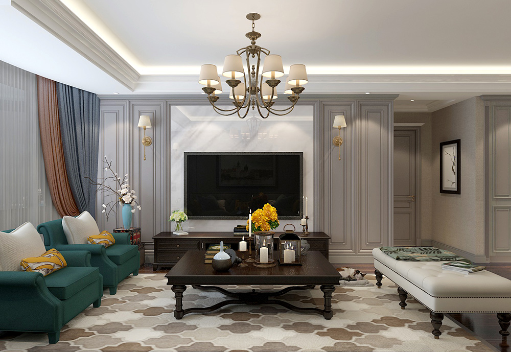 裝修公司簡美風(fēng)格室內(nèi)裝修效果圖-客廳 裝修公司簡美風(fēng)格室內(nèi)裝修效果圖-客廳