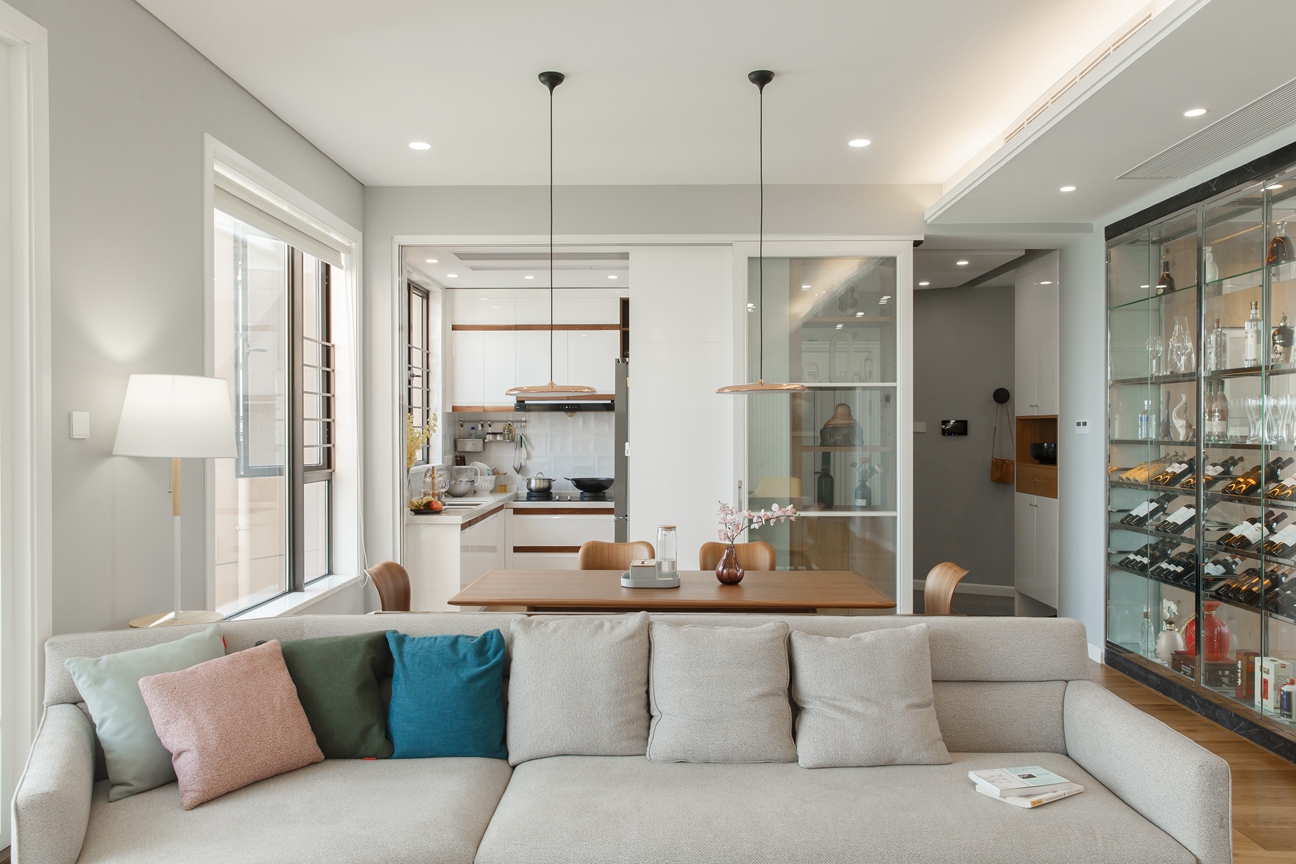 裝修案例北歐風格室內裝修效果圖-開放式餐廳 裝修案例北歐風格室內裝修效果圖-開放式餐廳