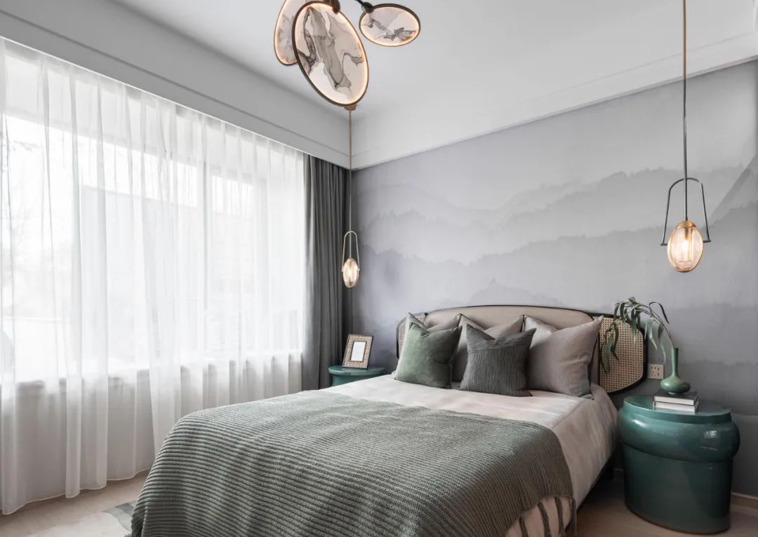 新中式風(fēng)格室內(nèi)設(shè)計家裝案例-次臥 新中式風(fēng)格室內(nèi)設(shè)計家裝案例-次臥