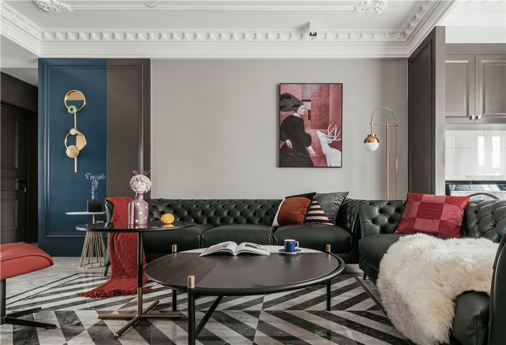 昭通市田壩頭8號附1號小區(qū)現(xiàn)代簡約風格四居室裝修案例