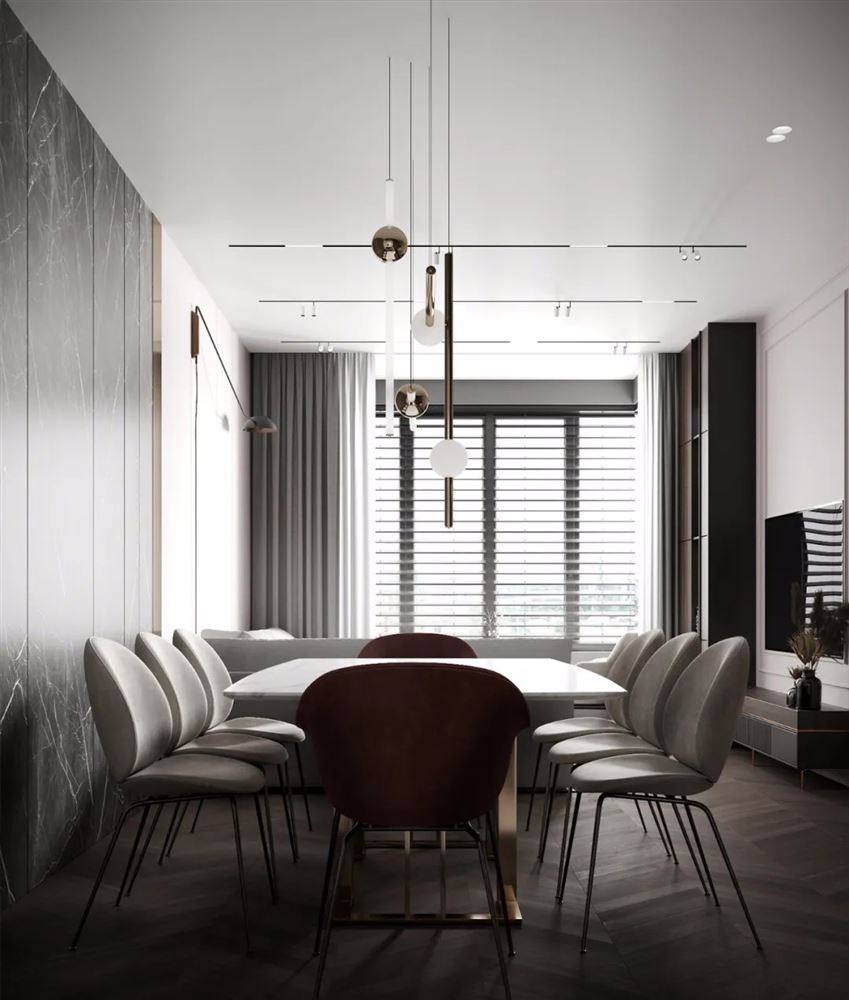 惠州市保利錦里別墅現(xiàn)代簡(jiǎn)約風(fēng)格三居室裝修案例