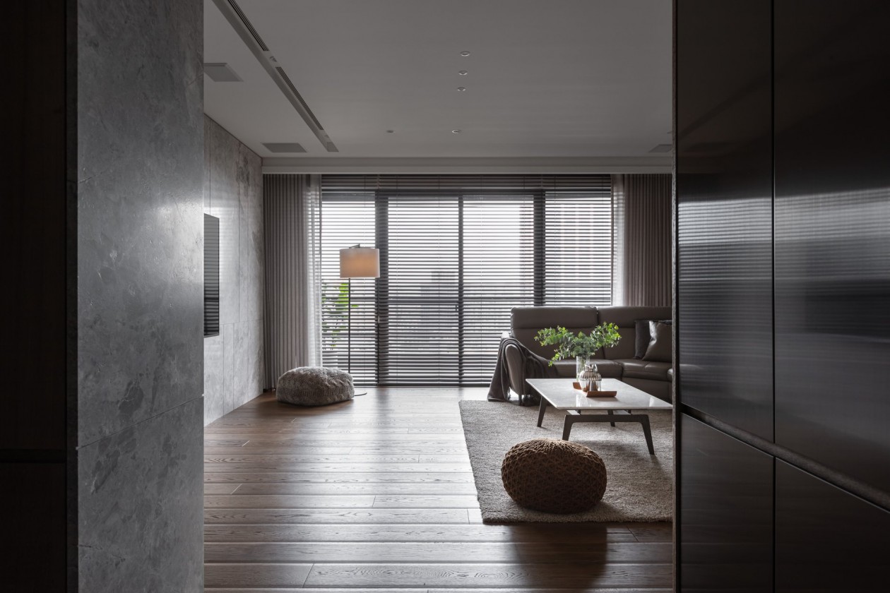 現代簡約風格室內設計家裝案例-客廳落地窗 現代簡約風格室內設計家裝案例-客廳落地窗