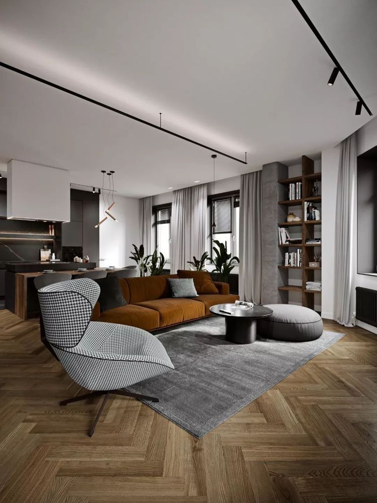 北歐工業(yè)風格家裝設計室內(nèi)裝修效果圖-客廳 北歐工業(yè)風格家裝設計室內(nèi)裝修效果圖-客廳