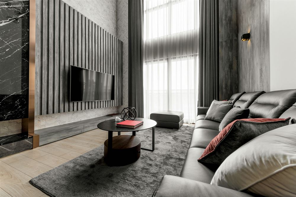 佛山市龍光·玖悅灣輕奢風(fēng)格復(fù)式裝修案例