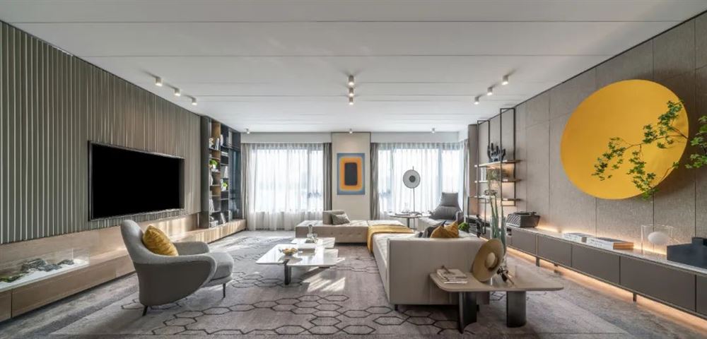 昭通市新聞媒體中心住宿樓現(xiàn)代簡(jiǎn)約風(fēng)格平層裝修案例