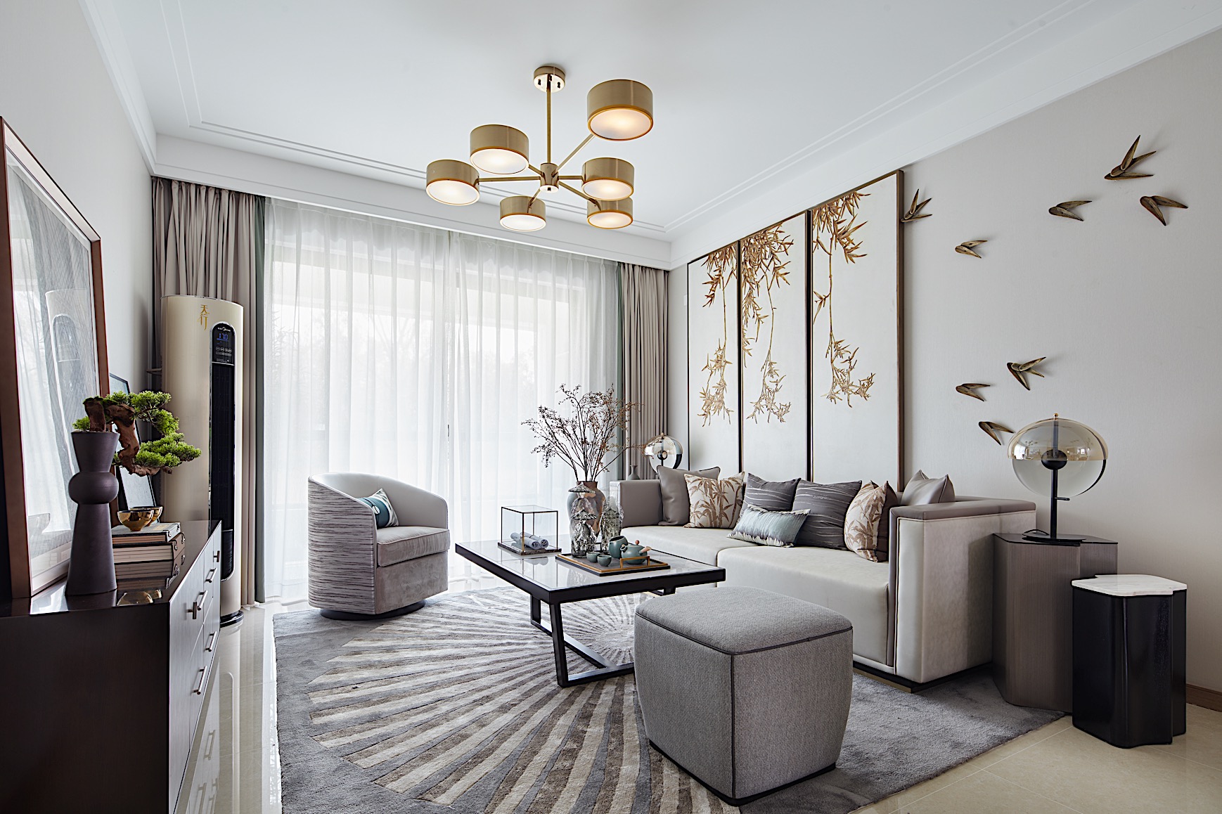 簡(jiǎn)約中式風(fēng)格室內(nèi)設(shè)計(jì)家裝案例-客廳沙發(fā)茶幾 簡(jiǎn)約中式風(fēng)格室內(nèi)設(shè)計(jì)家裝案例-客廳沙發(fā)茶幾