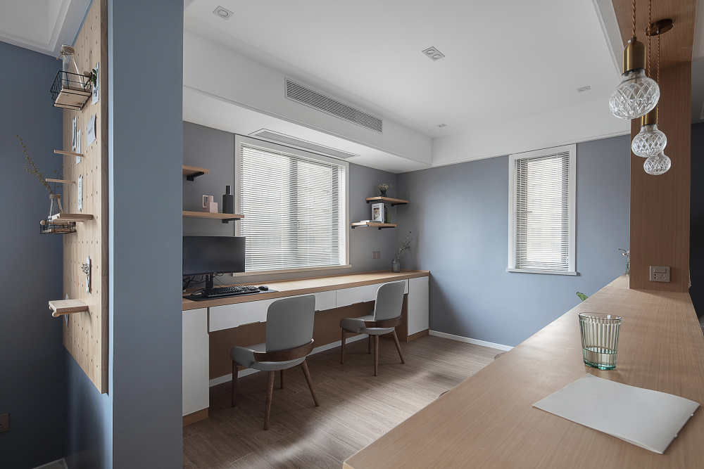 北歐莫蘭迪風(fēng)格室內(nèi)設(shè)計(jì)家裝案例-書房 北歐莫蘭迪風(fēng)格室內(nèi)設(shè)計(jì)家裝案例-書房