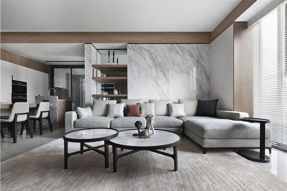 佛山市美的·金地·新明珠·鳳翔灣壹號(hào)現(xiàn)代簡(jiǎn)約風(fēng)格四居室裝修案例