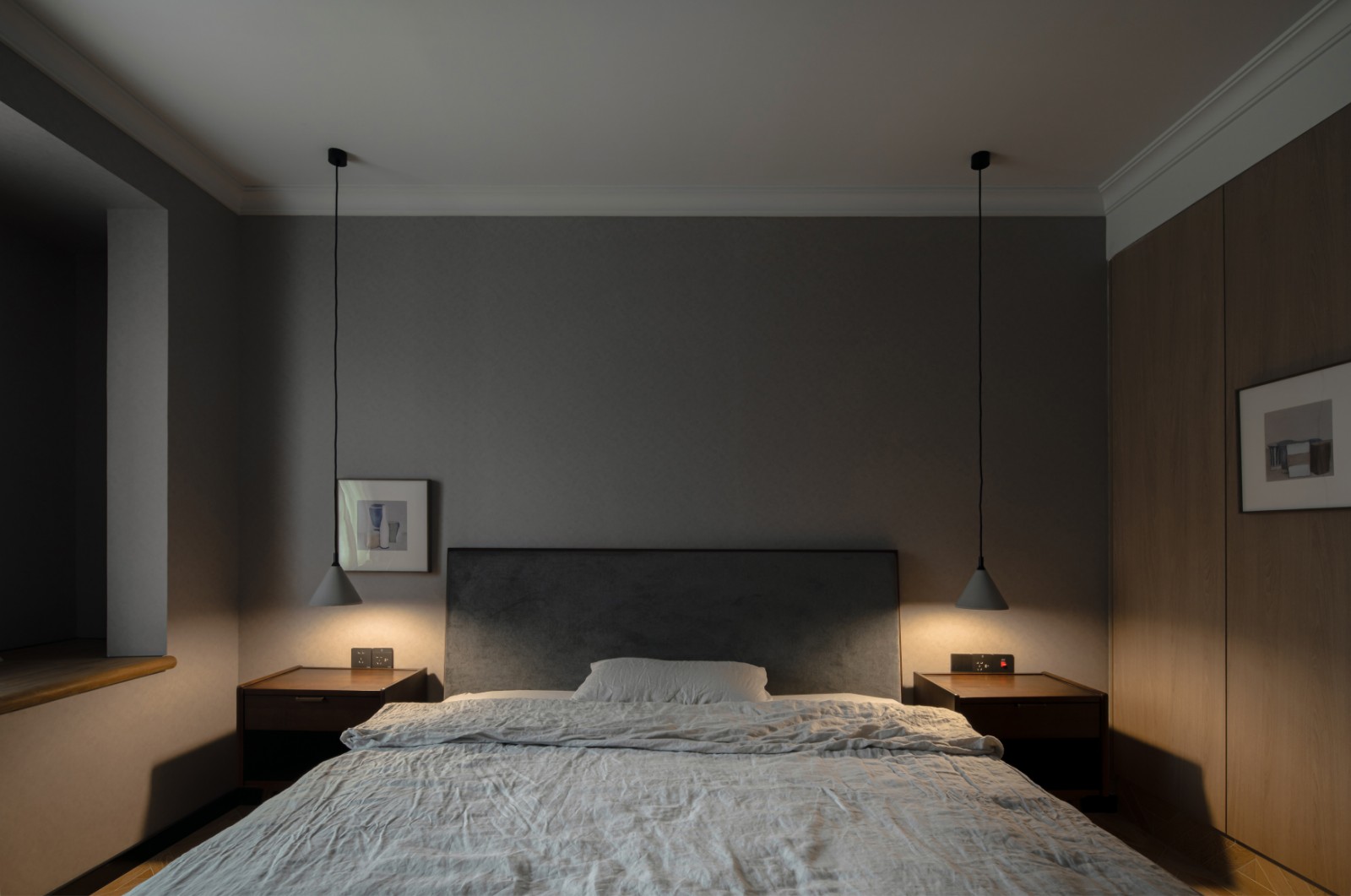 現(xiàn)代風格家裝設計室內(nèi)裝修效果圖-臥室